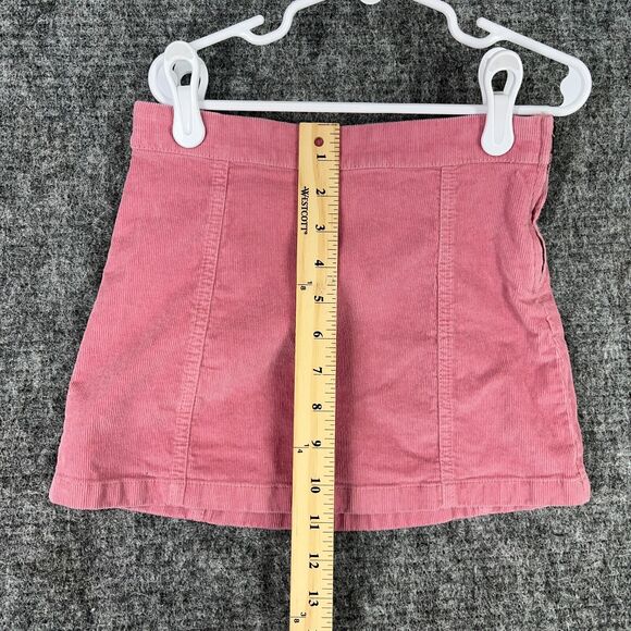 Crewcuts Skirt Girls 7 Pink Corduroy Stretch Short BS052 Adjustable‎ Waist - Picture 10 of 11